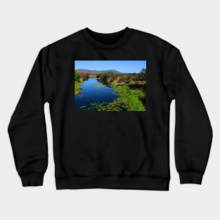 Stuart Creek Looking Towards Mount Stuart Crewneck Sweatshirt